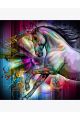 Алмазная мозаика без подрамника «Волшебный конь» 90x90 см, 30 цветов