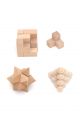 Набор из 3 деревянных головоломок в шкатулке