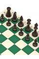 Шахматы «Турнирные» зелено-белая виниловая доска 56x56 см