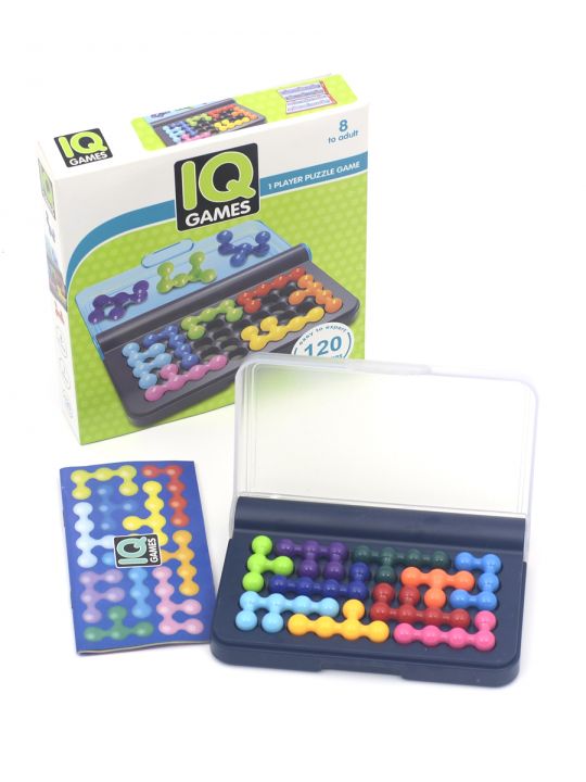 Головоломка «IQ Games Smart Beads» 120 заданий, Логическая игра для мозга 