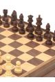 Шахматы+шашки "Gold Knight Luxury" магнитные дерево грецкого ореха 38x38 см