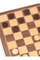 Шахматы+шашки "Gold Knight Luxury" магнитные дерево грецкого ореха 38x38 см