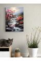 Картина интерьерная на подрамнике «Сакура» холст 40 x 30 см