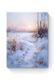 Картина интерьерная на подрамнике «Снежный пейзаж» холст 70 x 50 см