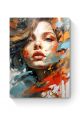 Картина интерьерная на подрамнике «Девушка в красках» холст 50 x 40 см