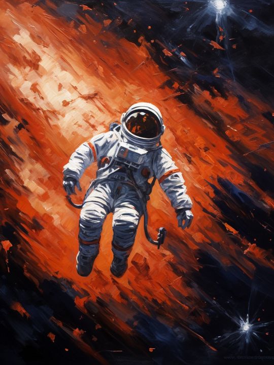 Картина интерьерная «Космос» холст 18 x 24 см