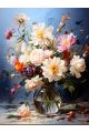 Картина интерьерная «Цветы» холст 90 x 70 см