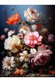 Картина интерьерная «Цветы» холст 130 x 100 см