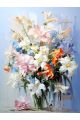 Картина интерьерная «Цветы» холст 60 x 50 см