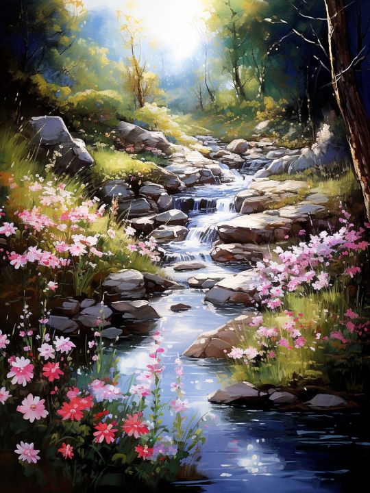 Картина интерьерная «Природа» холст 25 x 35 см