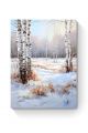 Картина интерьерная на подрамнике «Зимний пейзаж» холст 70 x 50 см