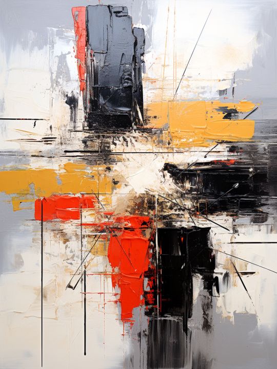 Картина интерьерная «Абстракция» холст 25 x 35 см