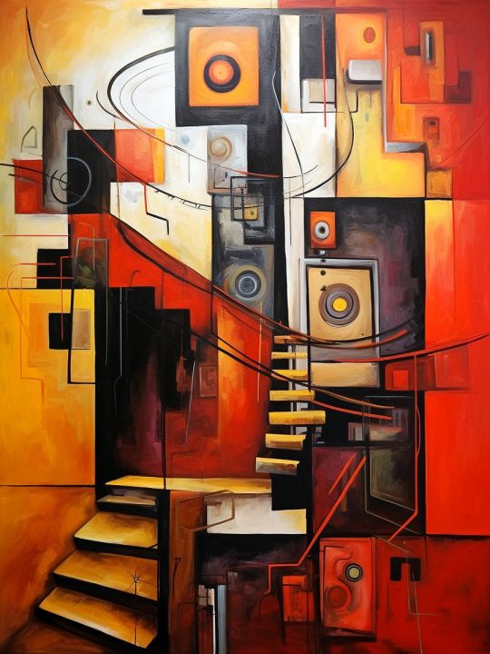 Картина интерьерная «Абстракция» холст 60 x 50 см