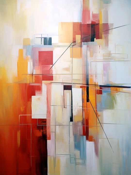 Картина интерьерная «Абстракция» холст 25 x 35 см