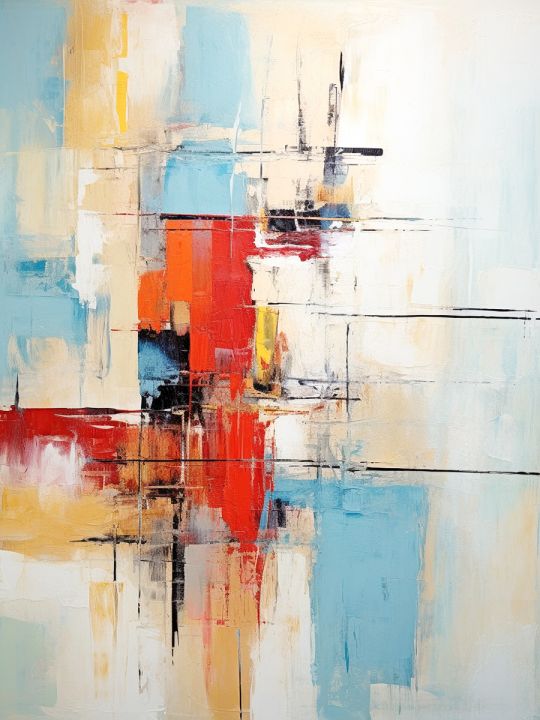 Картина интерьерная «Абстракция» холст 18 x 24 см