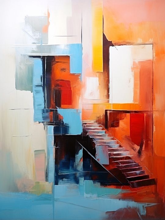 Картина интерьерная «Абстракция» холст 18 x 24 см
