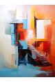 Картина интерьерная «Абстракция» холст 18 x 24 см