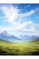 Картина интерьерная «Горы» холст 25 x 35 см