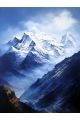 Картина интерьерная «Горы» холст 60 x 50 см