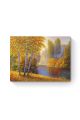 Картина интерьерная на подрамнике «Осенний лес» холст 70 x 50 см