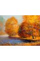 Картина интерьерная «Осенний лес» холст 90 x 70 см