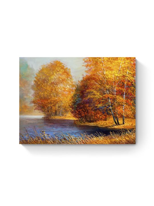 Картина интерьерная на подрамнике «Осенний лес» холст 40 x 30 см