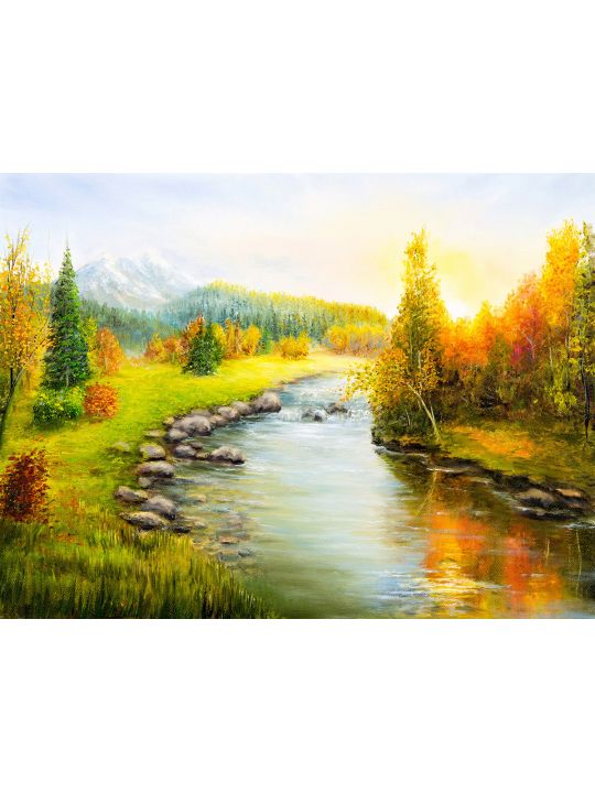 Картина интерьерная «Пейзаж» холст 130 x 100 см