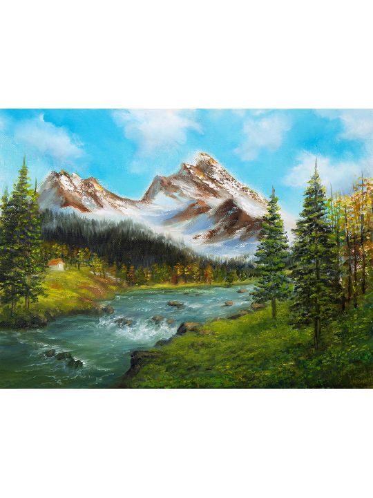 Картина интерьерная «Пейзаж» холст 60 x 50 см