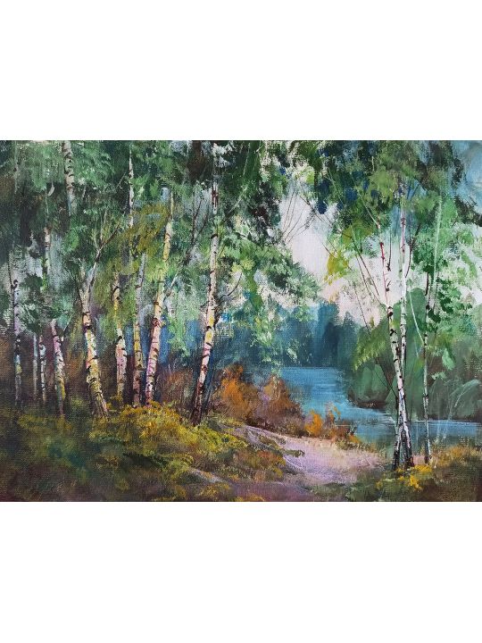 Картина интерьерная «Пейзаж» холст 130 x 100 см