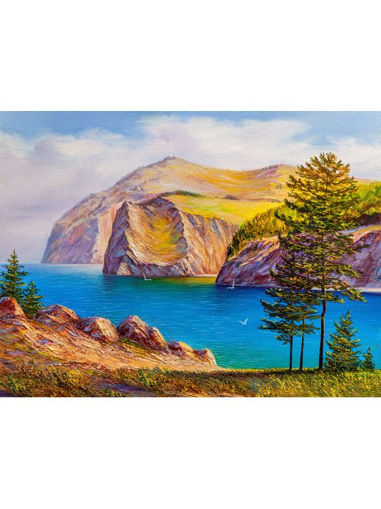 Картина интерьерная «Пейзаж» холст 60 x 50 см