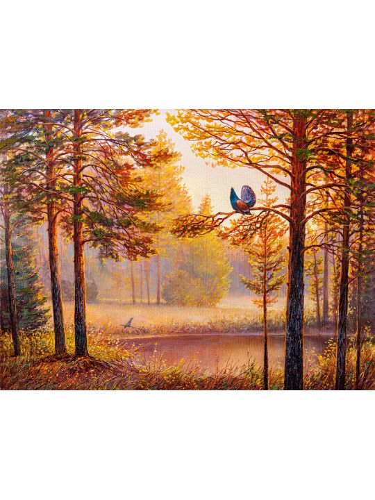 Картина интерьерная «Пейзаж» холст 18 x 24 см