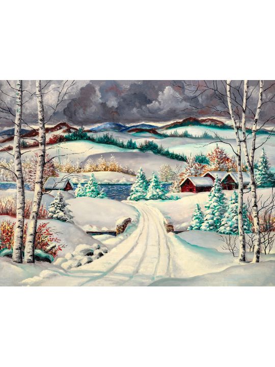 Картина интерьерная «Пейзаж» холст 18 x 24 см