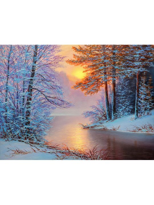 Картина интерьерная «Пейзаж» холст 25 x 35 см