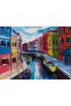 Картина интерьерная «Город» холст 25 x 35 см