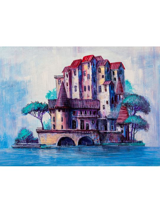 Картина интерьерная «Город» холст 50 x 40 см
