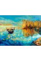 Картина интерьерная «Озеро» холст 18 x 24 см
