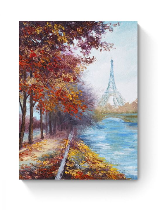 Картина интерьерная на подрамнике «Париж» холст 40 x 30 см