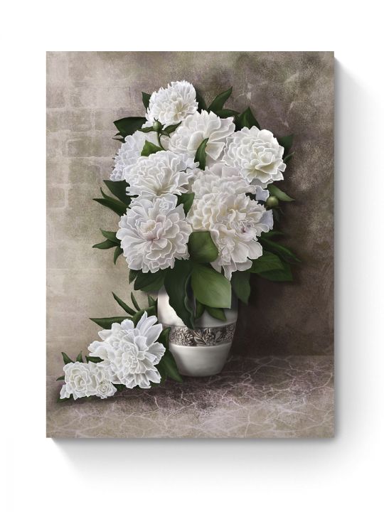 Картина интерьерная на подрамнике «Цветы» холст 50 x 40 см