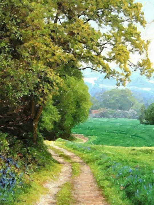 Картина интерьерная «Пейзаж» холст 25 x 35 см