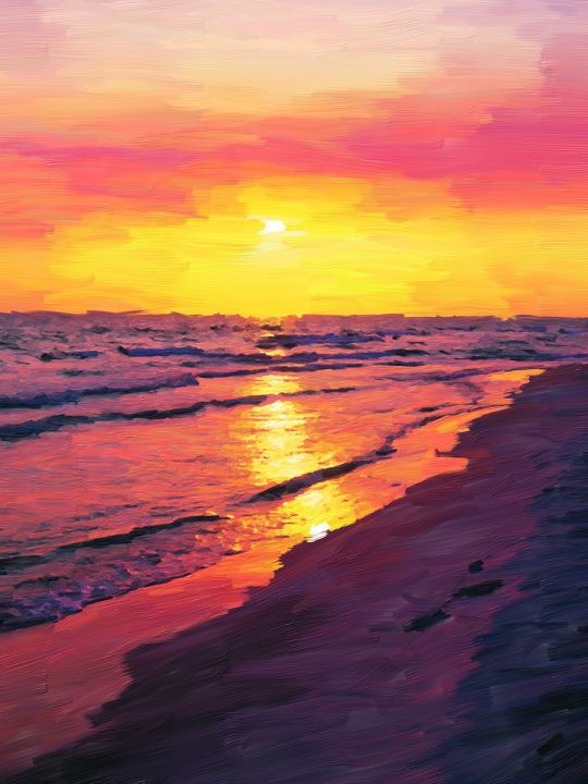 Картина интерьерная «Пейзаж» холст 50 x 40 см