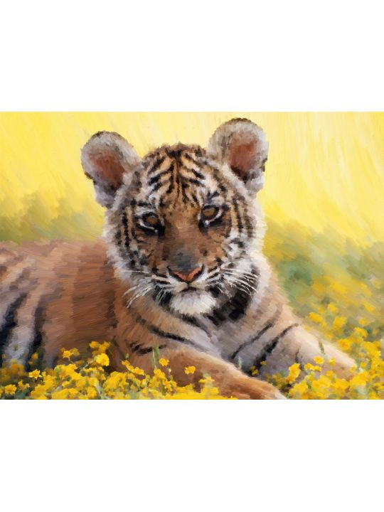 Картина интерьерная «Животные» холст 90 x 70 см