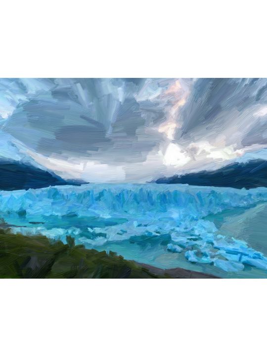 Картина интерьерная «Море» холст 90 x 70 см