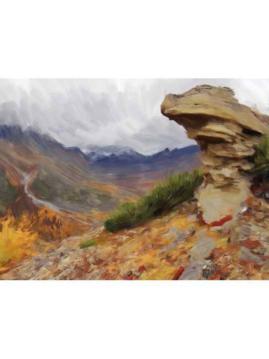 Картина интерьерная «Пейзаж» холст 90 x 70 см