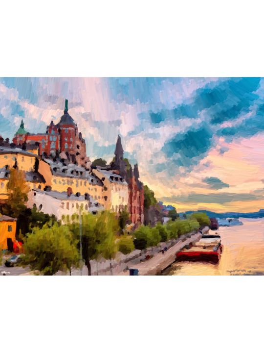 Картина интерьерная «Пейзаж» холст 50 x 40 см