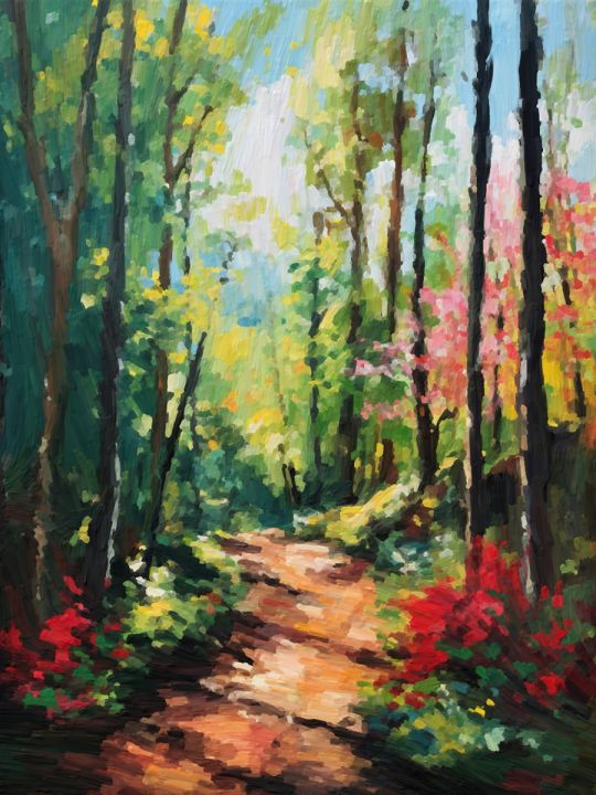 Картина интерьерная «Пейзаж» холст 18 x 24 см