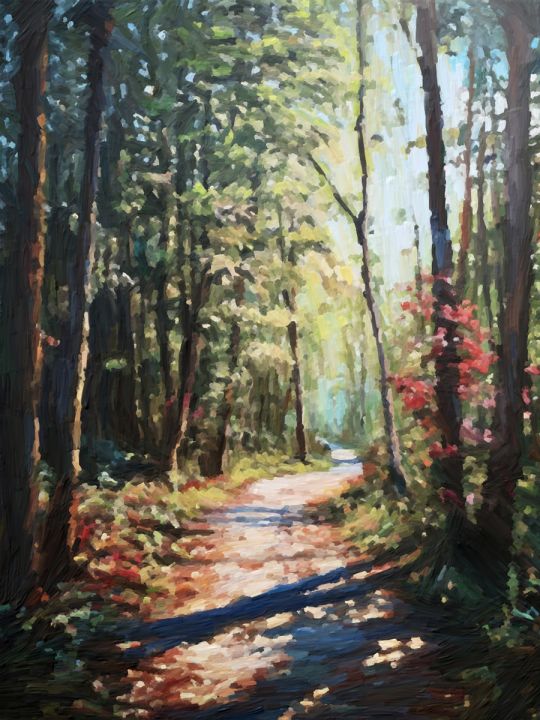 Картина интерьерная «Пейзаж» холст 18 x 24 см