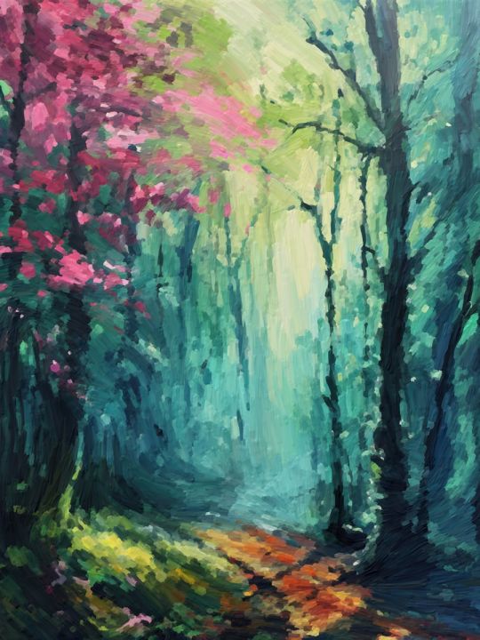 Картина интерьерная «Пейзаж» холст 25 x 35 см