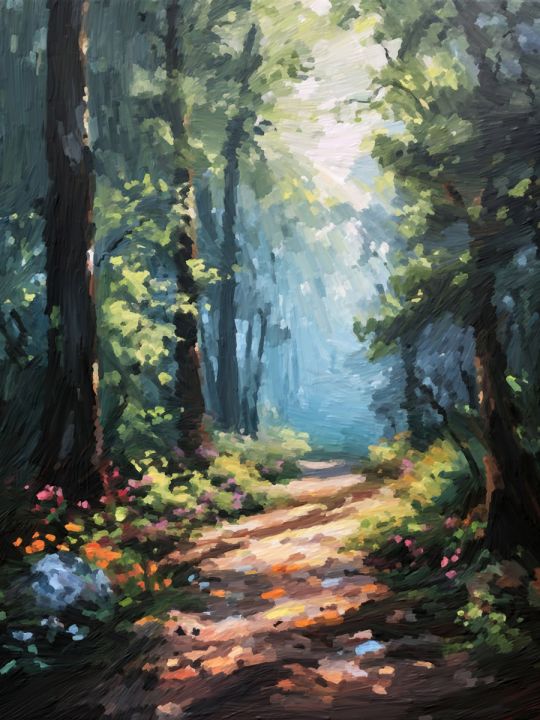 Картина интерьерная «Пейзаж» холст 18 x 24 см