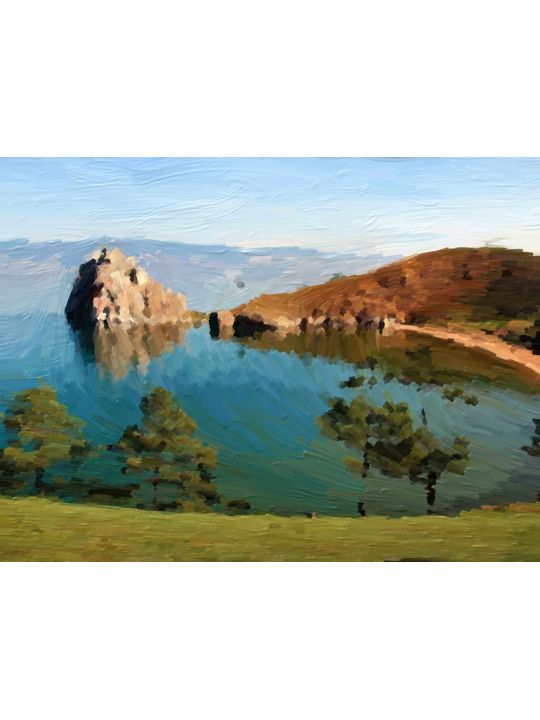 Картина интерьерная «Пейзаж» холст 70 x 50 см