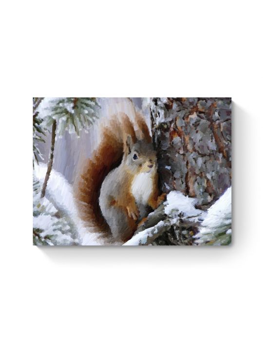 Картина интерьерная на подрамнике «Животные» холст 40 x 30 см